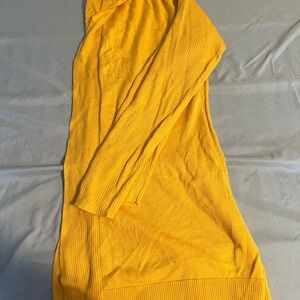 Yellow Women's Cardigan Sweater